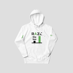 RAZE The Bar Premium Hoodie - White